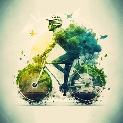 June 3 - World bicycle day, Generative ai