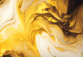 Canvas Print - Gold Marble Texture Background, Abstract Backdrop, Generative AI