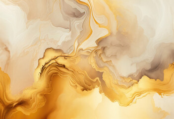 Canvas Print - Gold Marble Texture Background, Abstract Backdrop, Generative AI