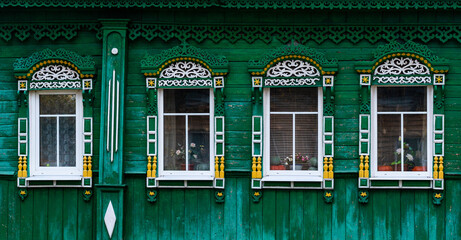 Architecture of Suzdal, an ancient city in Russia.