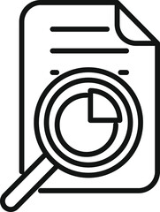 Wall Mural - file finance icon flat vector. business report. financial money