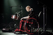 © Fabrizio - A Drummer on a wheelchair. Generative AI