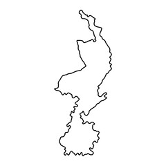 Limburg province of the Netherlands. Vector illustration.