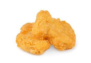 Wall Mural - Fried chicken nuggets isolated on transparent background. PNG