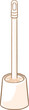 © Yi-Ru - illustration of toilet brush 1
