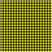 Buffalo Plaid Pattern Checked Yellow Black Pattern