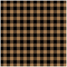 Buffalo Plaid Pattern Checked Brown Black Pattern