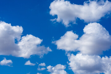 blue sky and clouds