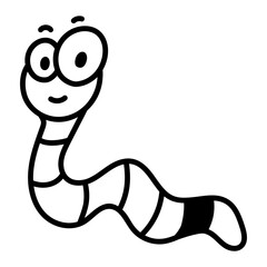 Sticker - Earthworm