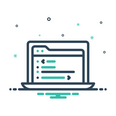 Mix icon for code