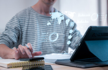 devops concept, software development, it operations, agile programming, concept with dev ops icon on