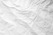 © dewaai - Design space white crumpled paper textured background. Created with Generative AI Technology