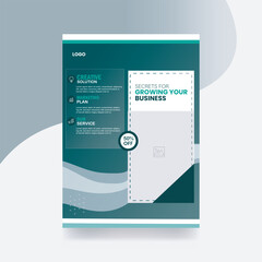 Business flyer design banner template 