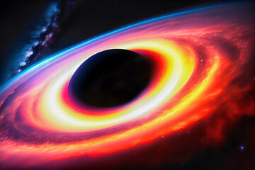 Wall Mural - a black hole