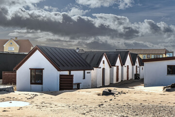 Poster - Klitmoeller small fishing village at the Dansih North Sea coast now known as Cold Hawaii in Denmark