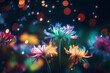 © MxCaptures - Vibrant Blooms: A Bokeh Flower with Colors that Pop - Generative Ai