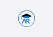 © Nasir Stock Photo - Academic education symbol and Student hat logo. Education cap monogram and Graduation cap symbol and university graduation sign