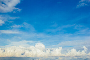 summer blue sky cloud gradient light white background. beauty clear cloudy in the sun calm bright wi