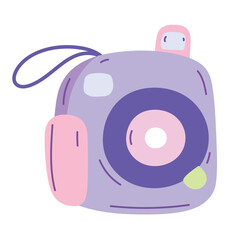 Canvas Print - digital camera icon