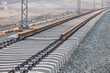 © ADDICTIVE STOCK - Laying of railroad tracks in progress