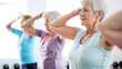© Zerbor - Elderly women in a fitness class - Generative AI