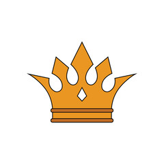 Wall Mural - crown logo icon design vector