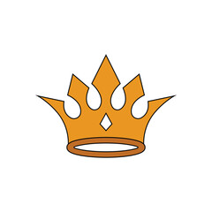 Wall Mural - crown logo icon design vector