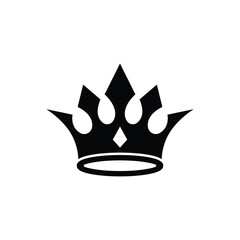 Wall Mural - crown logo icon design vector