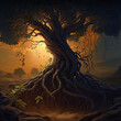 Darksun fantasy setting, strangling vine tainted root
