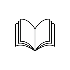 Wall Mural - book logo icon design vector