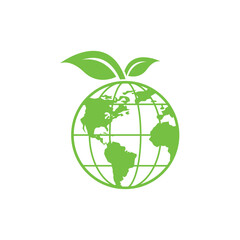 Wall Mural - environment logo icon design vector