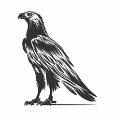 Sticker - Eagle Tattoo. Generative AI