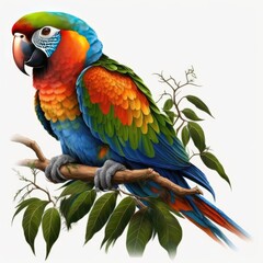 Wall Mural - rainbow macaw