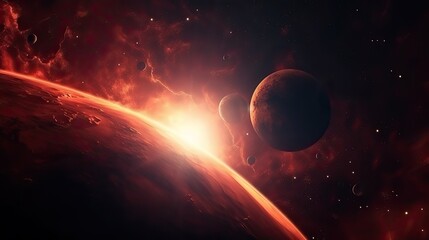 galaxy and nebula. abstract space background. endless universe with stars and galaxies in outer spac