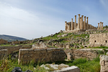 Sticker - Jordanien, Jerash,