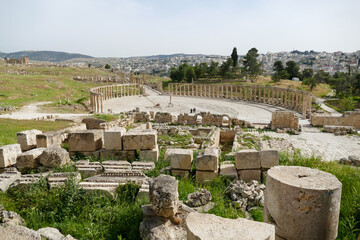 Sticker - Jordanien, Jerash,