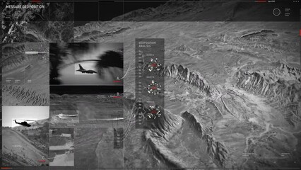 Military Search Of Vehicles Noticed In War Actions On Earth Map In Newest Program. Military Search Of Base Position. Military Search To Set Surveillance Over Enemy. Spy Technology. Satellite Data.