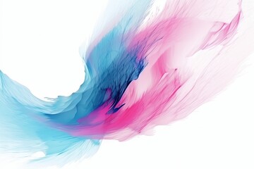 Wall Mural - a white background with a blue and pink design on it. generative ai