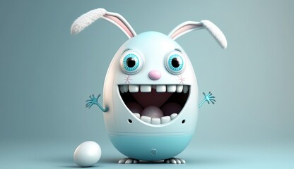 Funny tech bunny Easter egg