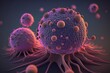 Cancer cells. Generative AI