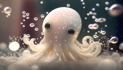 Wall Mural - squid