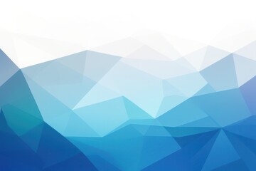 Wall Mural - abstract low poly light blue geometric background, mosaic design with copy space