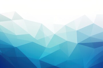 Wall Mural - abstract low poly light blue geometric background, mosaic design with copy space