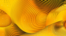 Dynamic Yellow Texture, Creative Digital Illustration, Abstract, Backgrounds, Generative AI