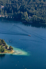 Wall Mural - Beautiful Bohinj lake in Slovenia	