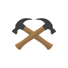Wall Mural - hammer logo icon design vector