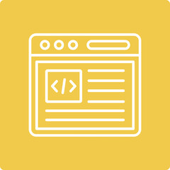 Web Coding Icon