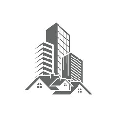 Wall Mural - real estate logo design vector