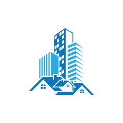 Wall Mural - real estate logo design vector