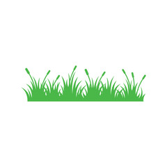 Wall Mural - grass logo icon design vector